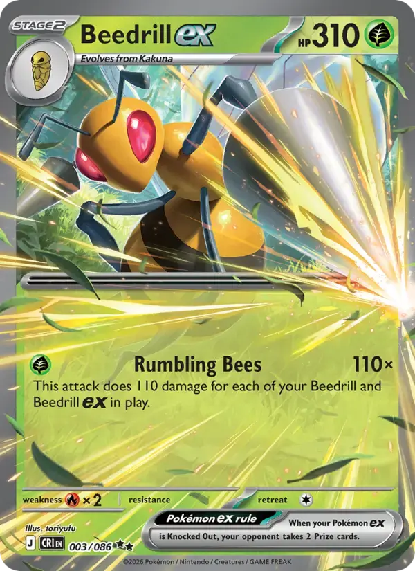 Beedrill ex #003 — Chaos Rising