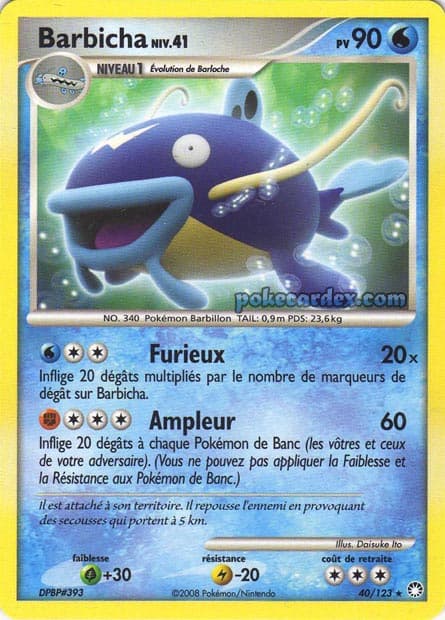 Carte Pokémon Barbicha #40 — Trésors Mystérieux