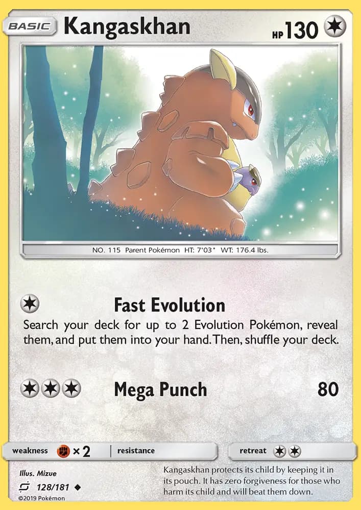 Kangaskhan #128 — Team Up