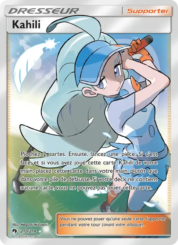 Carte Pokémon Kahili #210 — Tonnerre Perdu