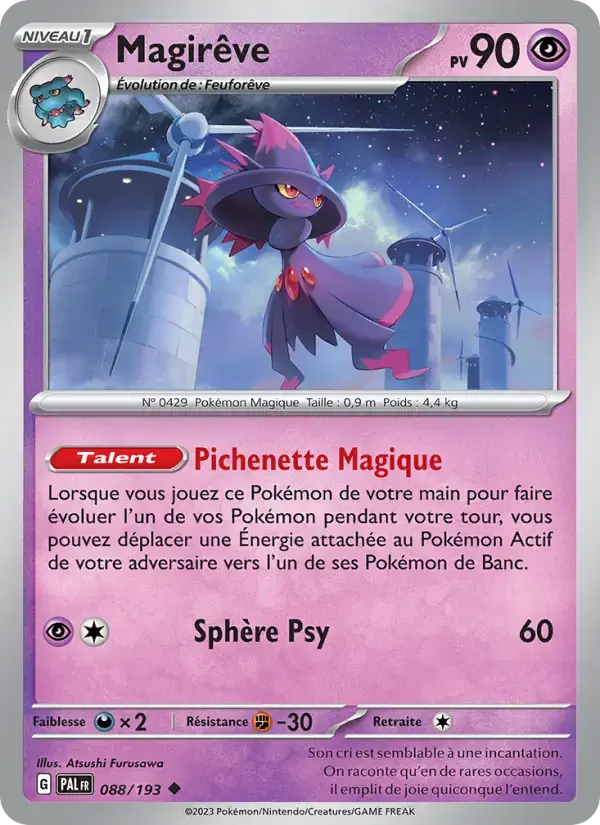 Carte Pokémon Magirêve #088 — Évolutions à Paldea
