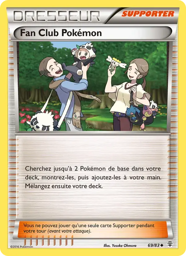 Carte Pokémon Fan Club Pokémon #69 — Générations