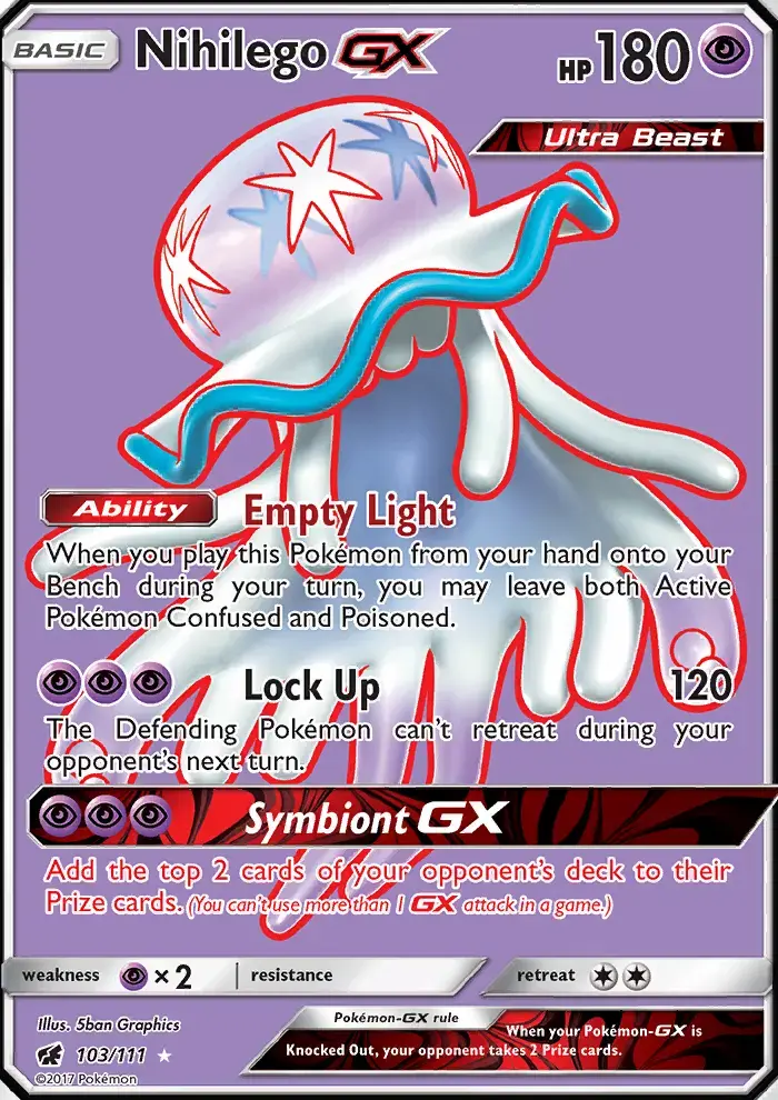 Nihilego GX #103 — Crimson Invasion