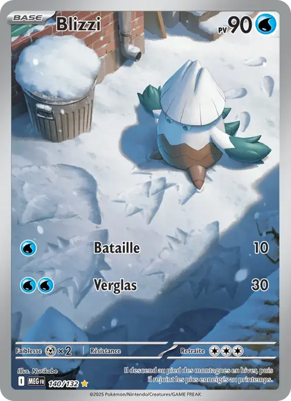 Carte Pokémon Blizzi #140 — Méga-Évolution