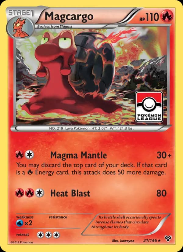 Magcargo #21 — XY