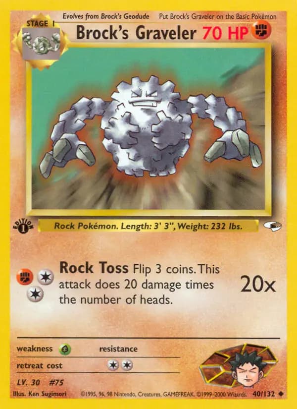 Brock's Graveler #40 — Gym Heroes