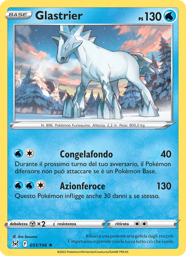 Carte Pokémon Blizzeval #051 — Origine Perdue