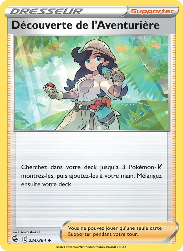 Carte Pokémon Découverte de l'Aventurière #224 — Poing de Fusion