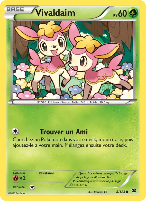 Carte Pokémon Vivaldaim #8 — Impact des Destins