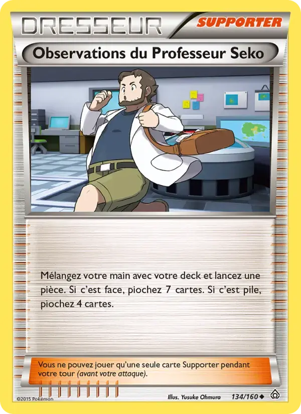 Carte Pokémon Observations du Professeur Seko #134 — Primo-Choc