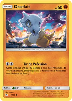 Carte Pokémon Osselait #37 — Destinées Occultes