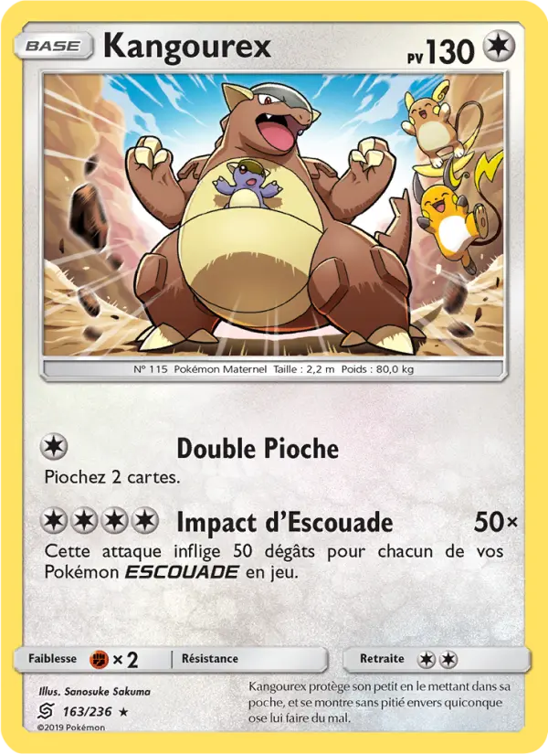 Carte Pokémon Kangourex #163 — Harmonie des Esprits