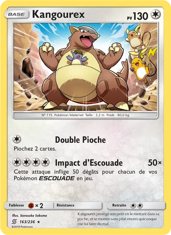 Carte Pokémon Kangourex #163 — Harmonie des Esprits