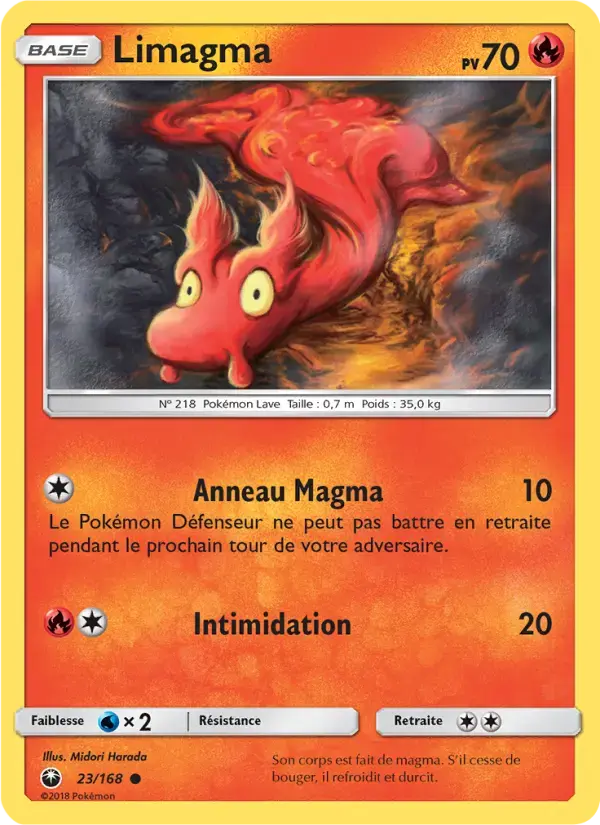 Carte Pokémon Limagma #23 — Tempête Céleste