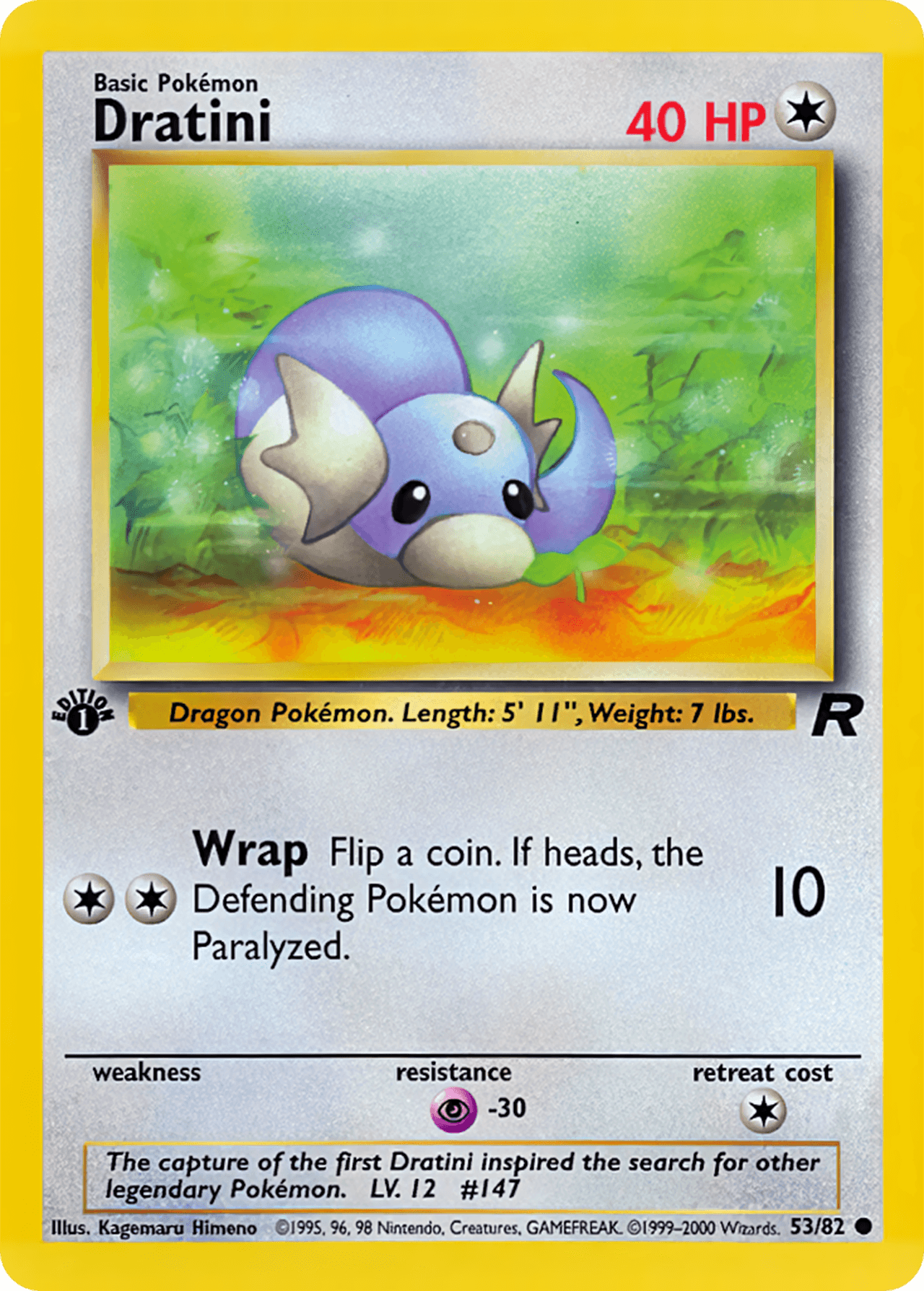 Carte Pokémon Minidraco #53 — Team Rocket
