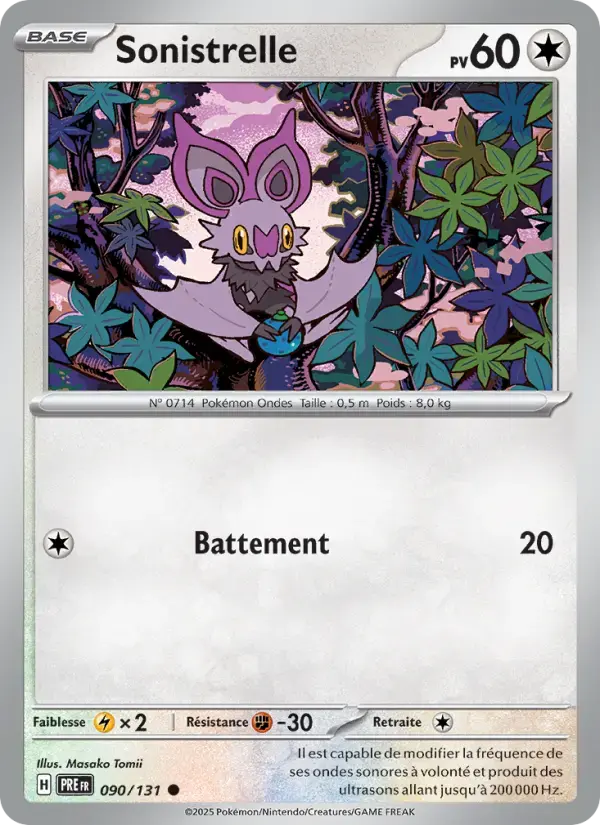 Carte Pokémon Sonistrelle #090 — Évolutions Prismatiques