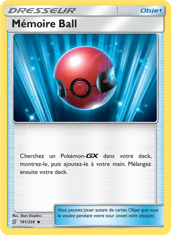 Carte Pokémon Mémoire Ball #191 — Harmonie des Esprits