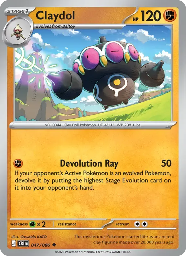 Claydol #047 — Chaos Rising