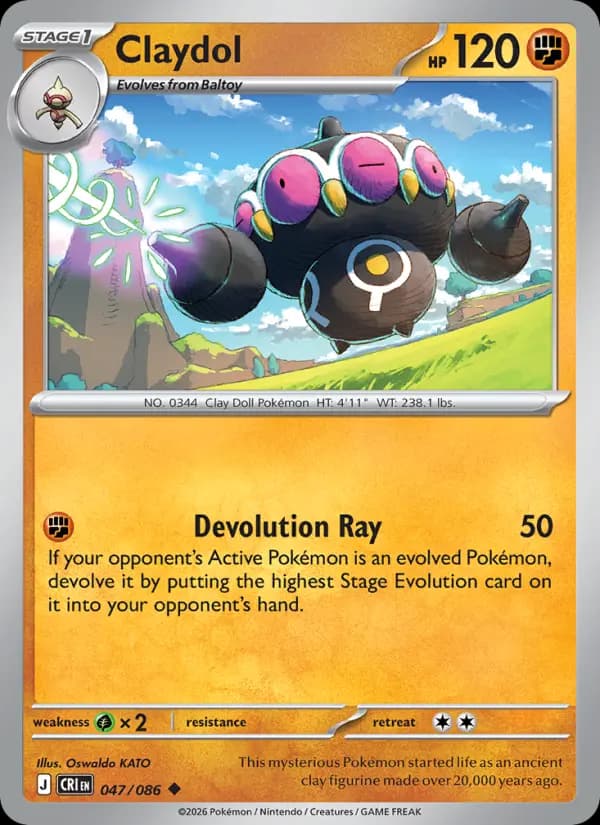 Claydol #047 — Chaos Rising