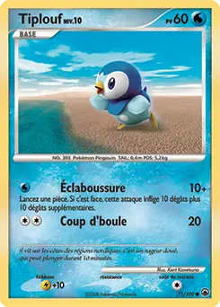 Carte Pokémon Tiplouf #71 — Aube Majestueuse