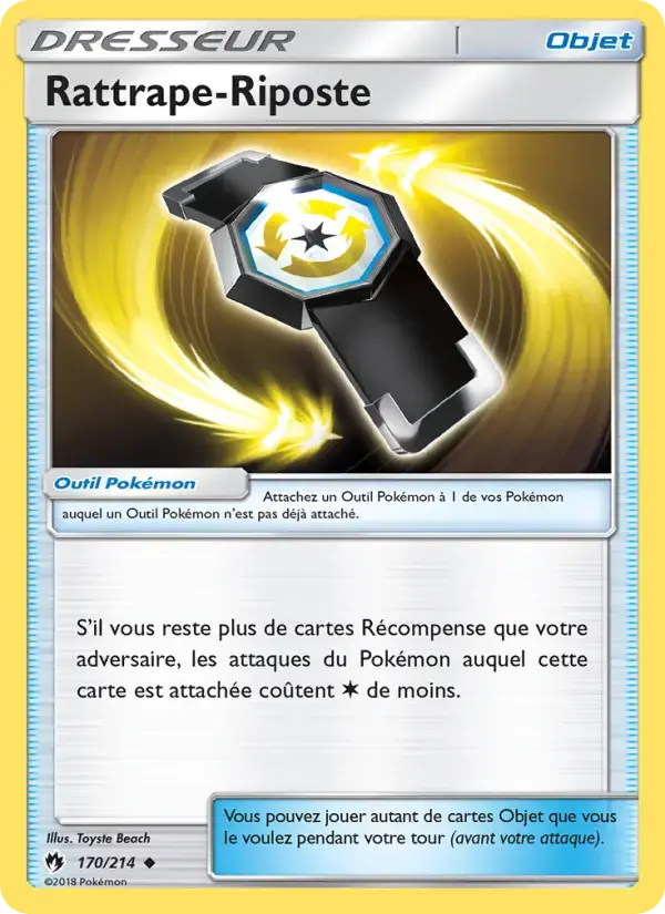 Carte Pokémon Rattrape-Riposte #170 — Tonnerre Perdu