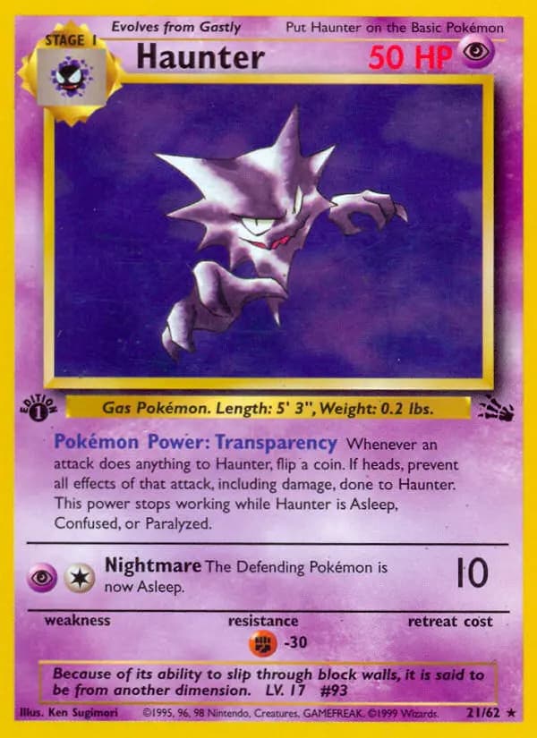 Haunter #21 — Fossil