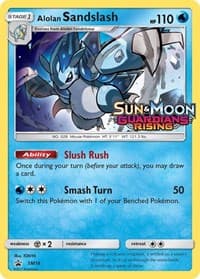 Carte Pokémon Sablaireau d’Alola #SM18 — Promos Soleil et Lune