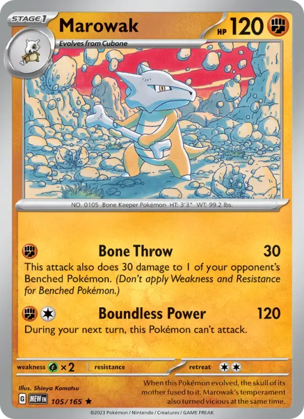 Marowak #105 — 151