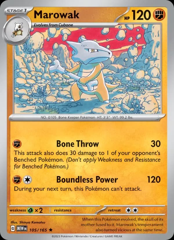 Marowak #105 — 151