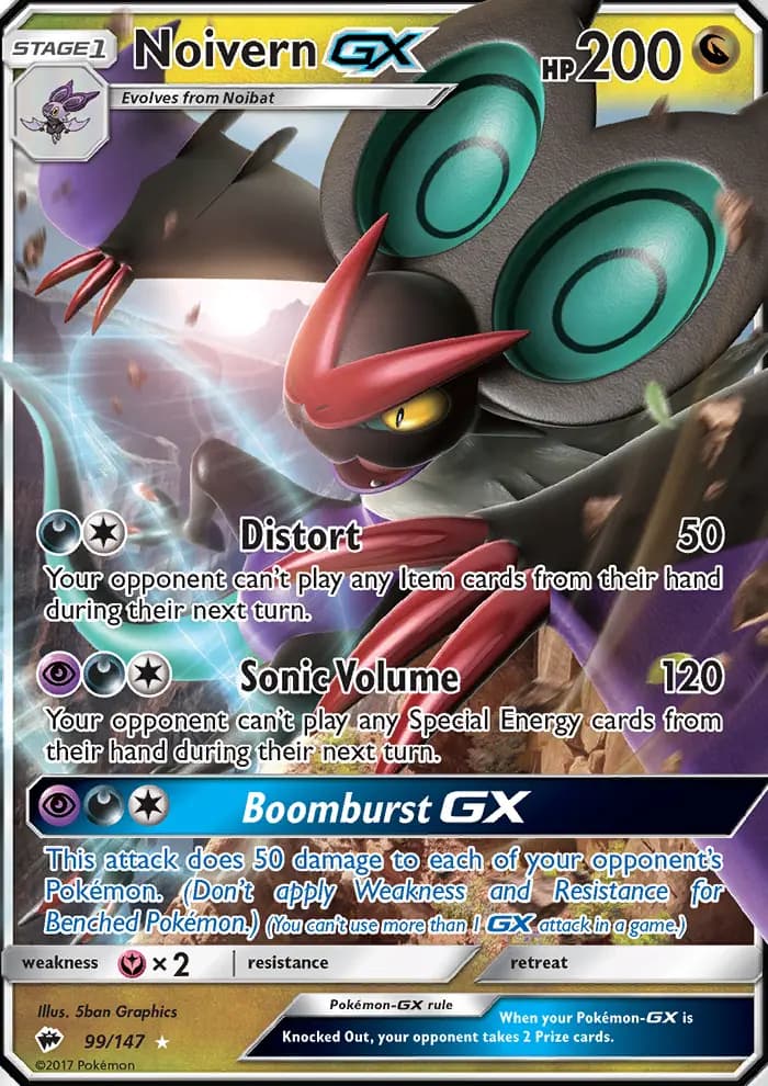 Noivern GX #99 — Burning Shadows