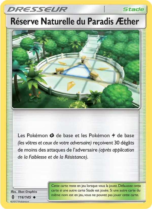 Carte Pokémon Réserve Naturelle du Paradis Æther #116 — Gardiens Ascendants