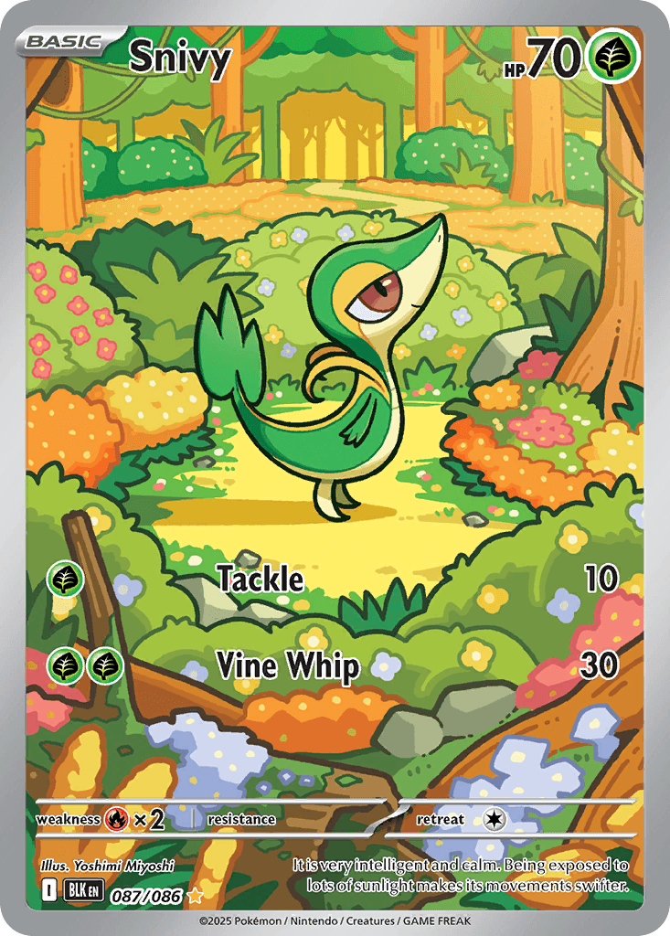 Snivy #087 — Black Bolt