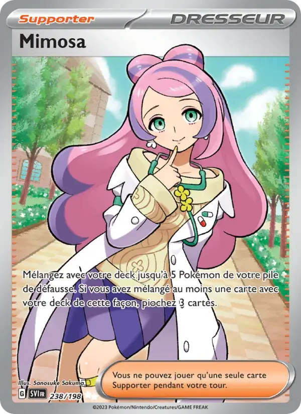 Carte Pokémon Mimosa #238 — Écarlate et Violet