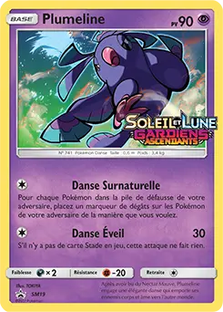 Carte Pokémon Plumeline #SM19 — Promos Soleil et Lune