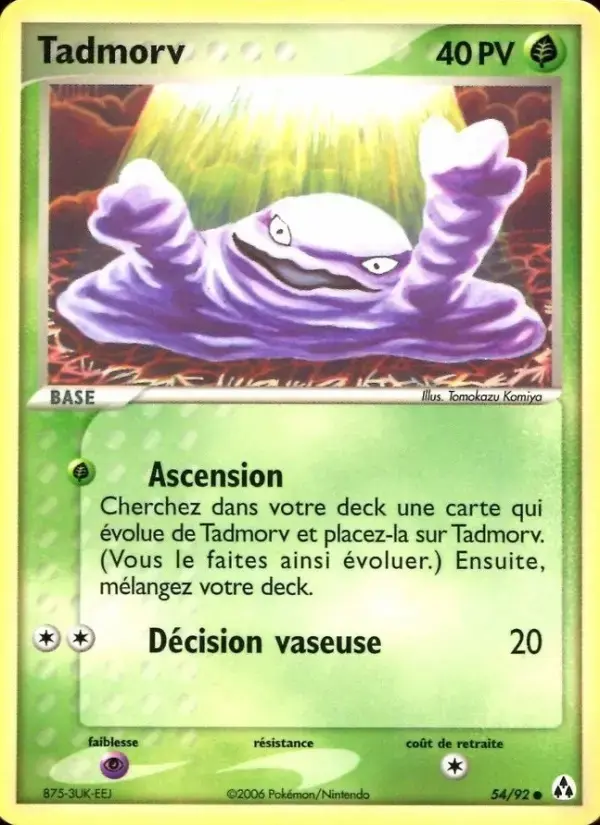 Carte Pokémon Tadmorv #54 — Créateurs de Légendes