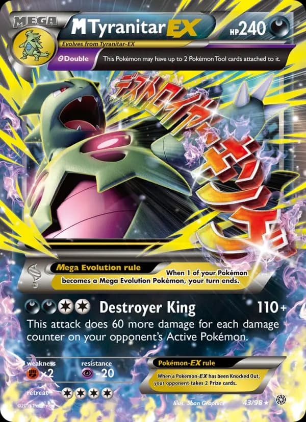 M Tyranitar EX #43 — Ancient Origins
