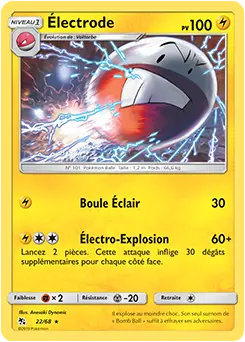 Carte Pokémon Électrode #22 — Destinées Occultes
