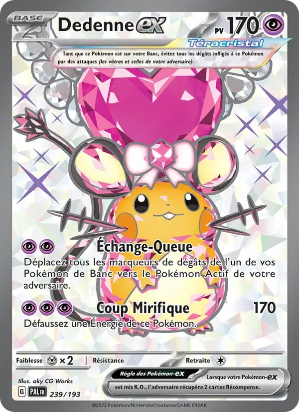 Carte Pokémon Dedenne-ex #239 — Évolutions à Paldea