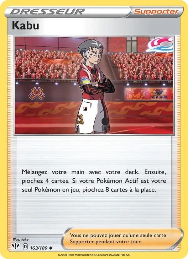 Carte Pokémon Kabu #163 — Ténèbres Embrasées