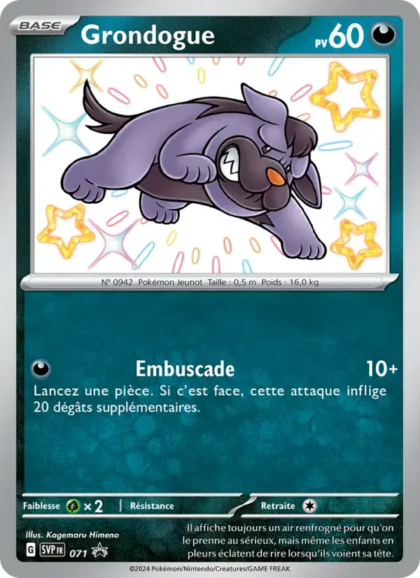 Carte Pokémon Grondogue #071 — Promos Écarlate et Violet