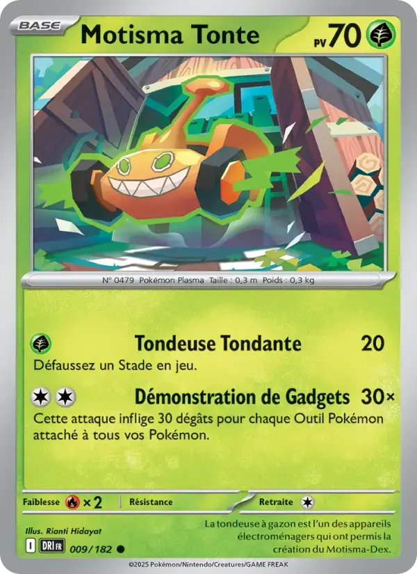 Carte Pokémon Motisma Tonte #009 — Rivalités Destinées