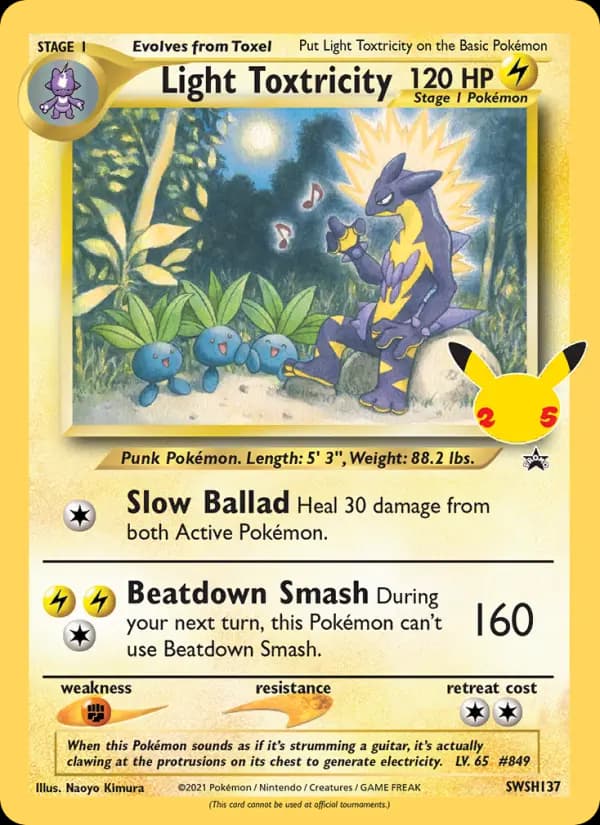 Light Toxtricity #SWSH137 — Sword & Shield Promos