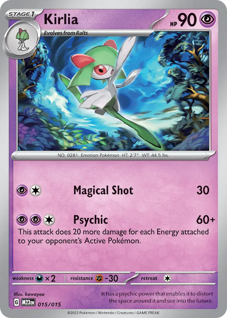Kirlia #15 — 2023 McDonald's Collection