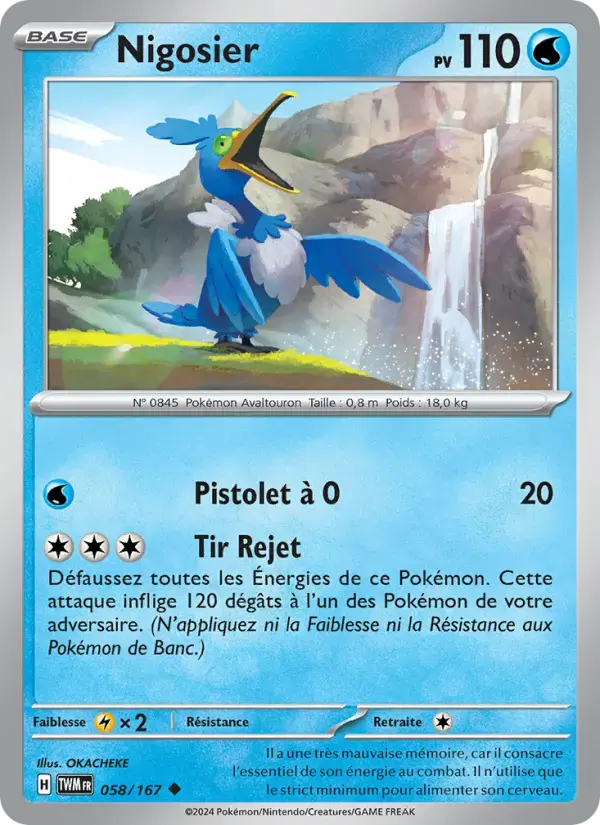 Carte Pokémon Nigosier #058 — Mascarade Crépusculaire