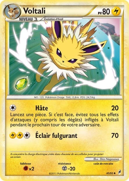 Carte Pokémon Voltali #45 — L'Appel des Légendes