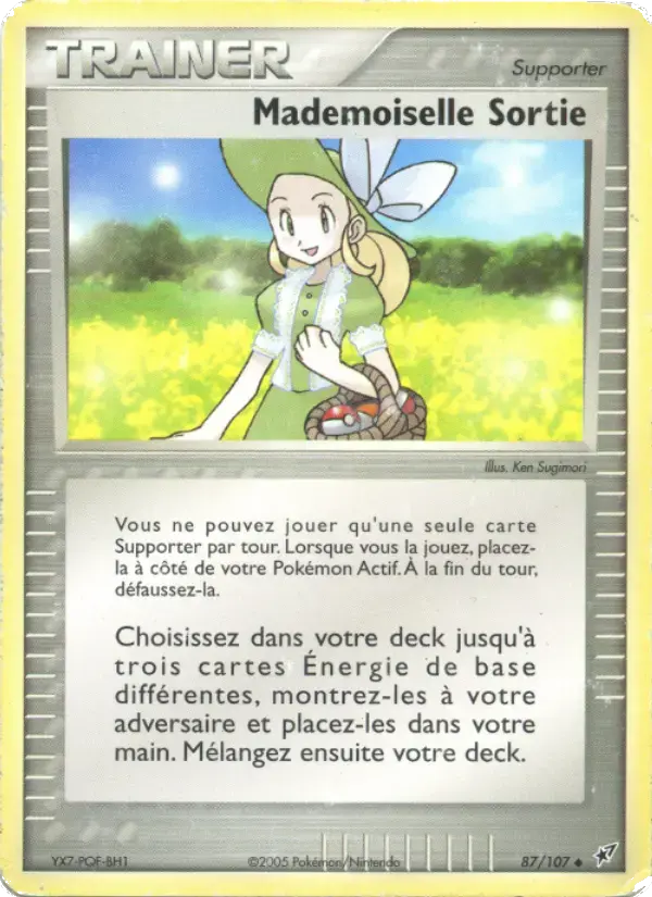 Carte Pokémon Mademoiselle Sortie #87 — Deoxys