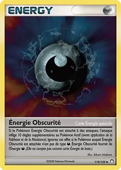 Carte Pokémon Énergie Obscurité #119 — Trésors Mystérieux
