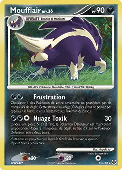 Carte Pokémon Moufflair #15 — Diamant et Perle