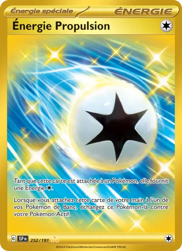 Carte Pokémon Énergie Propulsion #252 — Étincelles Déferlantes