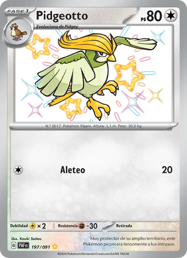 Carte Pokémon Roucoups #197 — Destinées de Paldea